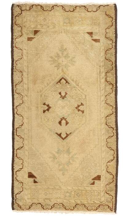 2 x 4 Vintage Turkish Yastik Rug 50709