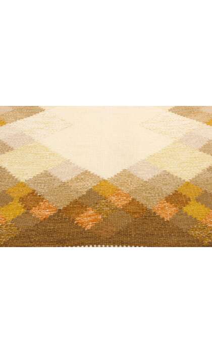 6 x 8 Brita Svefors Vintage Swedish Rollakan Rug 78259