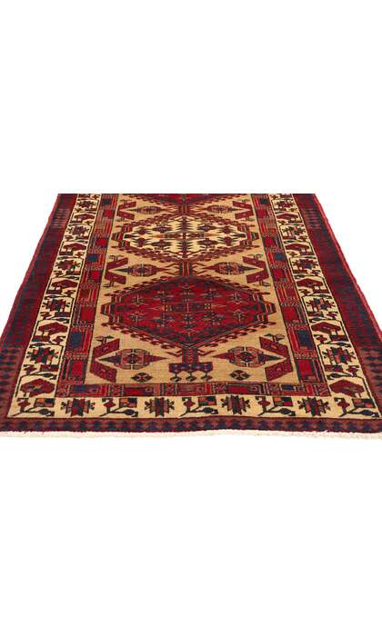 3 x 11 Vintage Persian Azerbaijan Rug Runner 75371