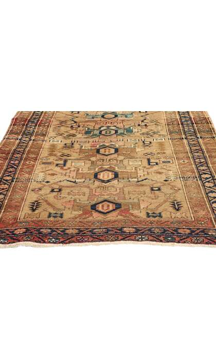 4 x 11 Vintage Persian Azerbaijan Rug 75366