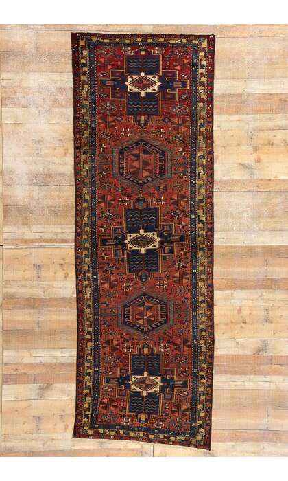 4 x 11 Antique Persian Azerbaijan Rug 76359