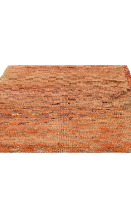 3 x 6 Vintage Checkered Boujad Moroccan Rug 20453