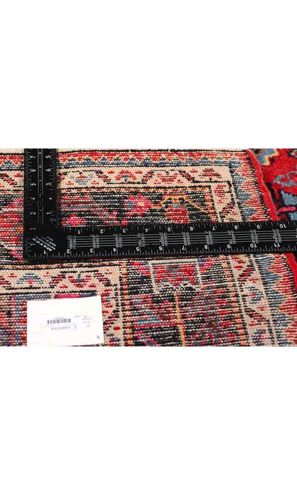 4 x 11 Vintage Persian Hamadan Rug 76051