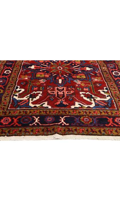 4 x 12 Vintage Persian Heriz Rug Runner 60247