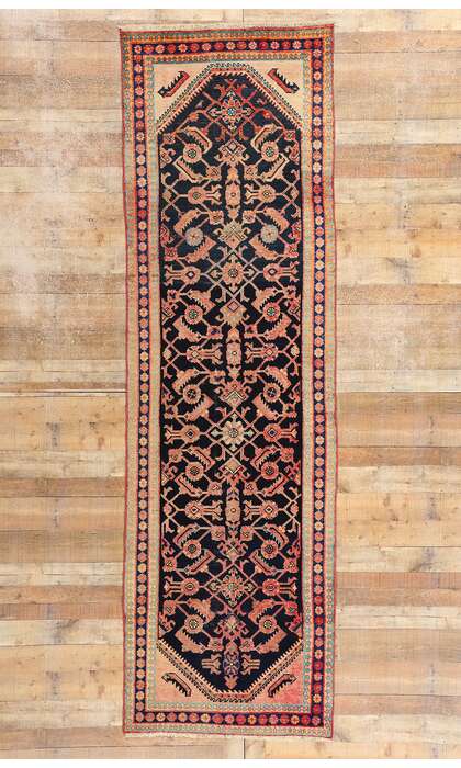 3 x 11 Vintage Persian Malayer Rug Runner 75215