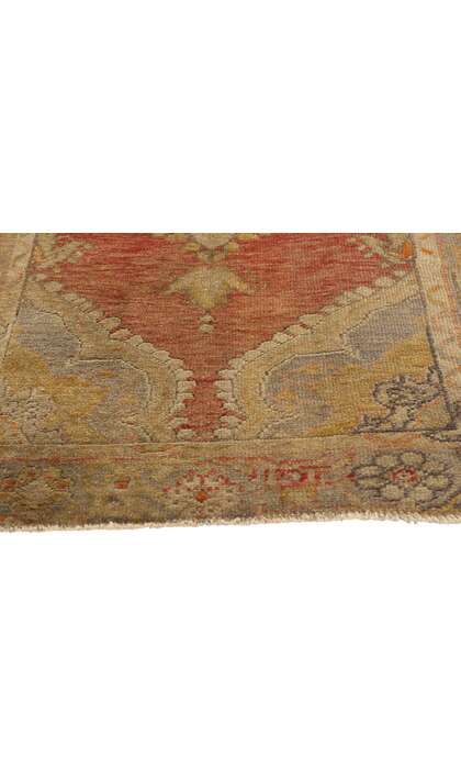 3 x 6 Vintage Turkish Oushak Rug 51084