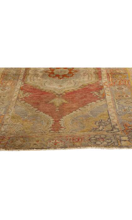 3 x 6 Vintage Turkish Oushak Rug 51084