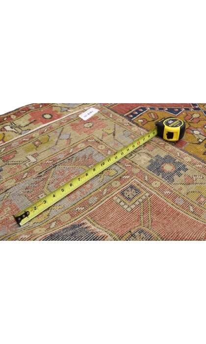 3 x 9 Vintage Turkish Oushak Rug Runner 52401