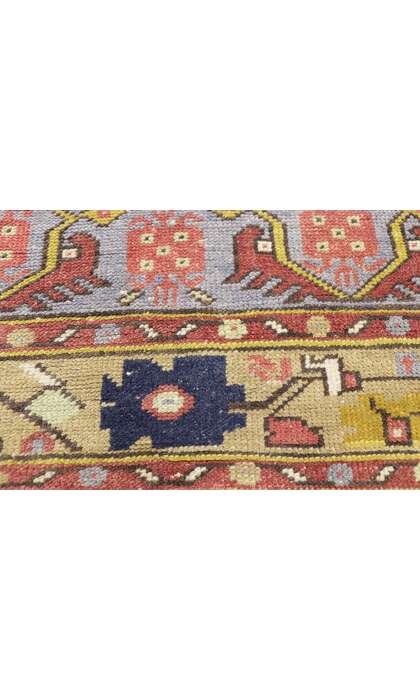 3 x 9 Vintage Turkish Oushak Rug Runner 52401