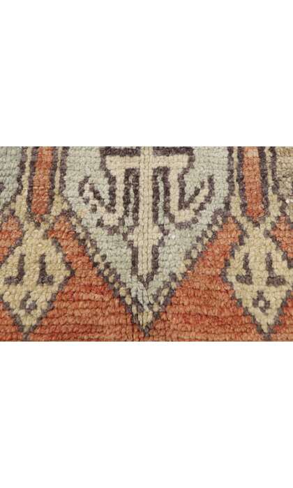 4 x 12 Vintage Turkish Oushak Rug Runner 52711