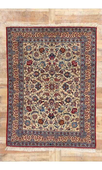 5 x 7 Vintage Persian Isfahan Rug 78680