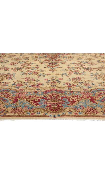 10 x 13 Vintage Persian Kerman Rug 74920