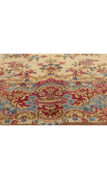 10 x 13 Vintage Persian Kerman Rug 74920