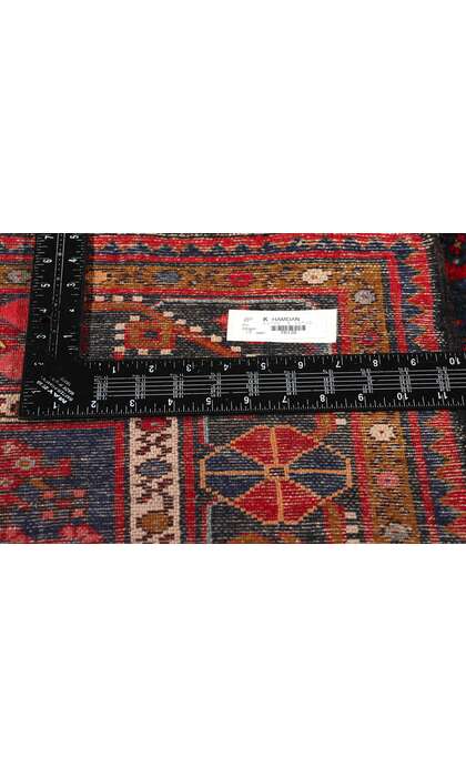 4 x 11 Vintage Persian Hamadan Rug 76135