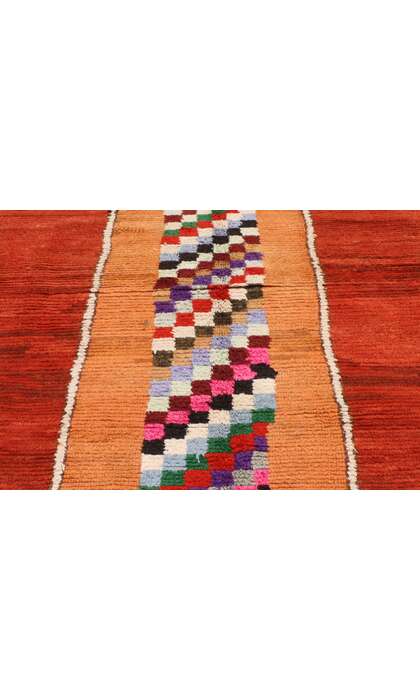 4 x 6 Vintage Red Boujad Moroccan Rug 20499