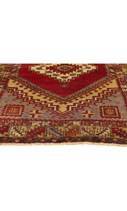 4 x 5 Vintage Turkish Oushak Rug 51459