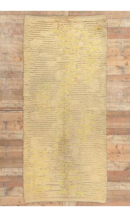 4 x 9 Vintage Swedish Rya Rug 76938