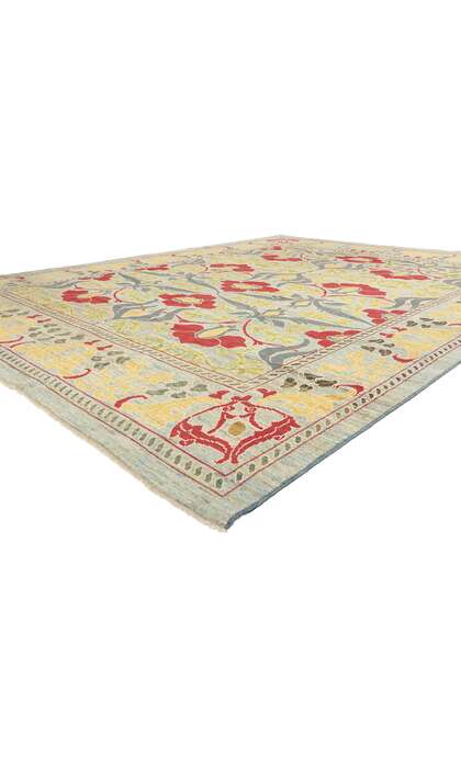 12 x 15 William Morris Turkish Oushak Rug 60744