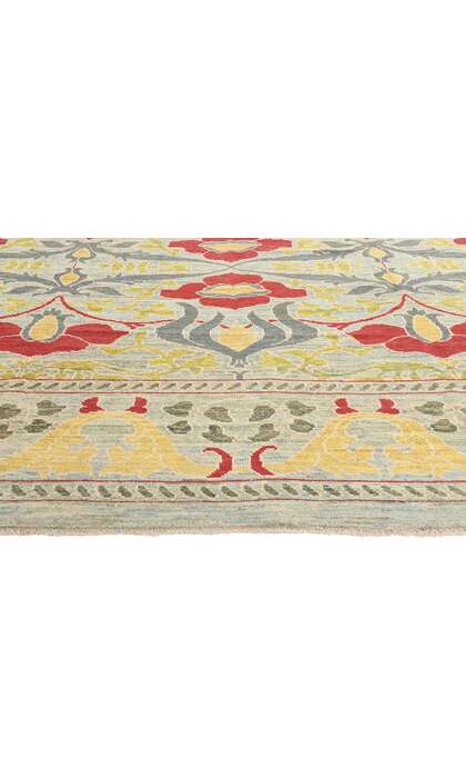 12 x 15 William Morris Turkish Oushak Rug 60744
