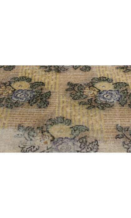 4 x 6 Distressed Vintage Turkish Sivas Rug 51925