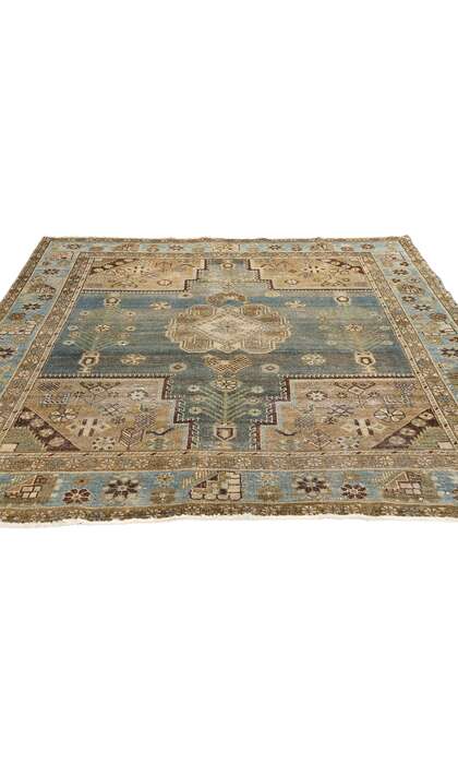 5 x 7 Antique Persian Afshar Rug 60922
