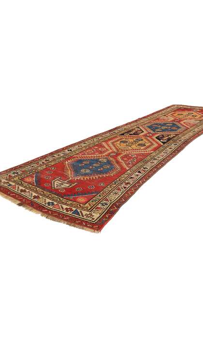 3 x 12 Antique Caucasian Shirvan Rug Runner 72401