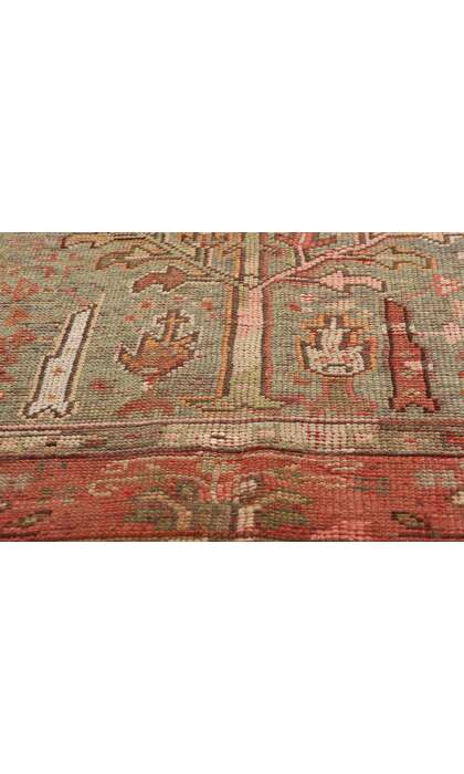 5 x 6 Antique Turkish Oushak Tree of Life Rug 74049