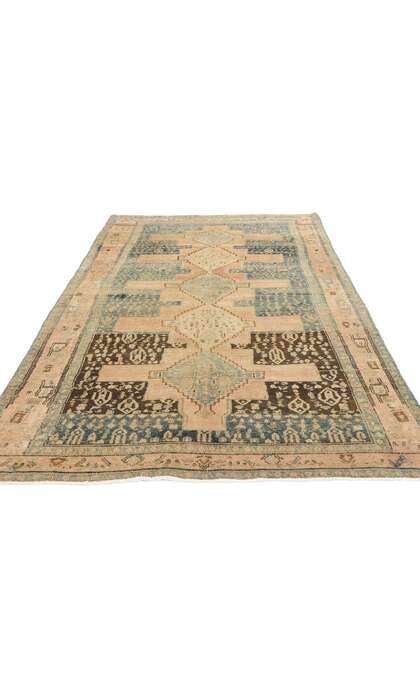 4 x 8 Antique Persian Malayer Rug Runner 61265