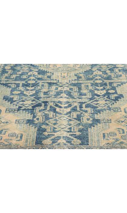 4 x 7 Antique Blue Persian Malayer Rug 61263
