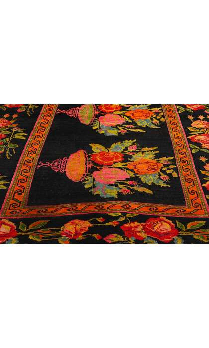 4 x 8 Antique Caucasian Rose Karabagh Rug 61061