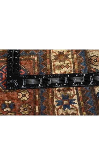 5 x 8 Antique Sunburst Eagle Kazak Rug Caucasian Chelaberd Karabagh Carpet 78779