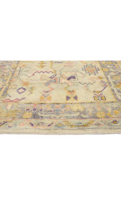 6 x 7 Colorful Oushak Modern Turkish Rug 52160