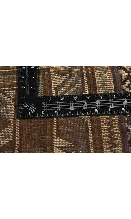 4 x 7 Distressed Antique-Worn Persian Hamadan Rug 61016