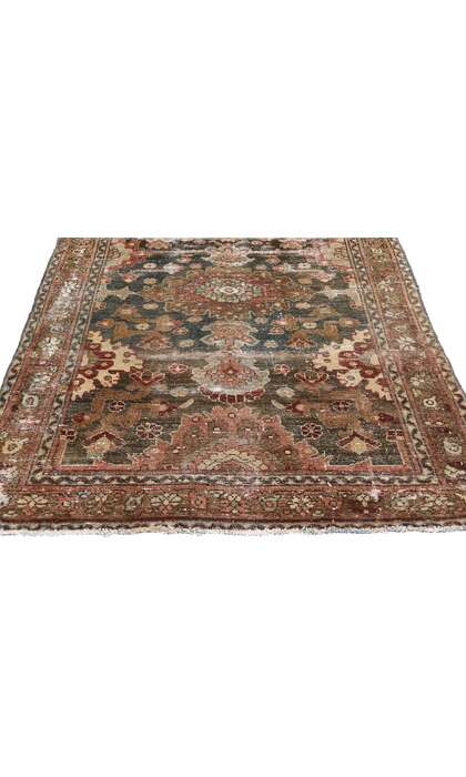 3 x 11 Distressed Antique-Worn Persian Malayer Rug Runner 53763