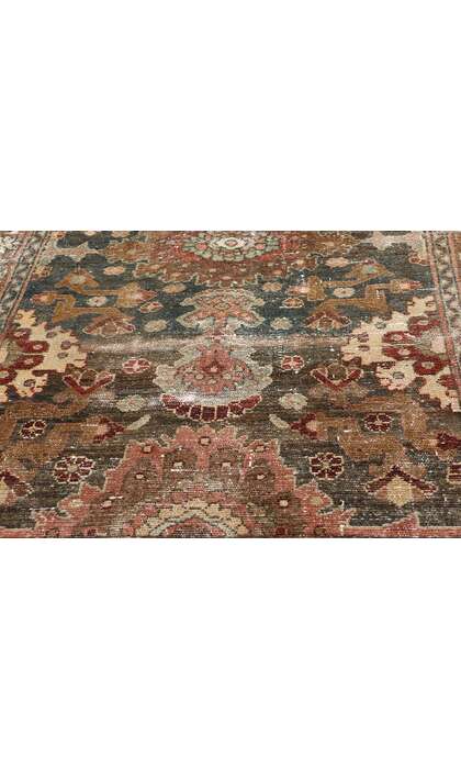 3 x 11 Distressed Antique-Worn Persian Malayer Rug Runner 53763
