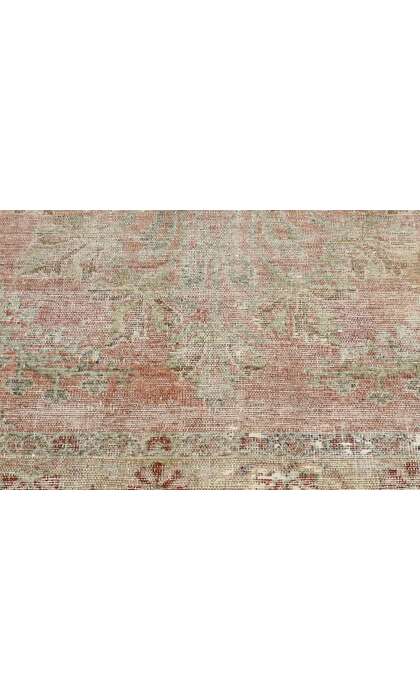 8 x 10 Distressed Antique Persian Lilihan Rug 74902