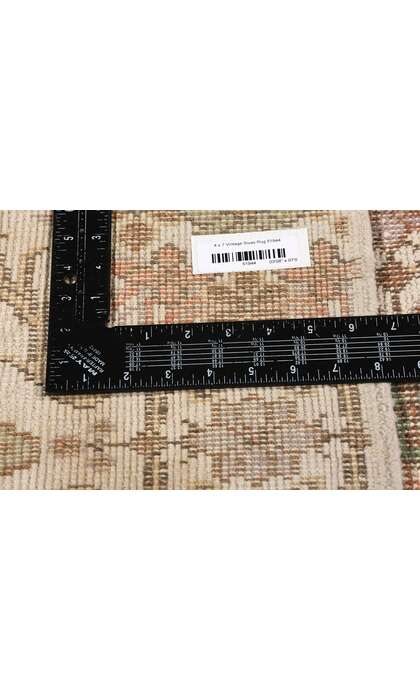 4 x 7 Distressed Vintage Turkish Sivas Rug 51944