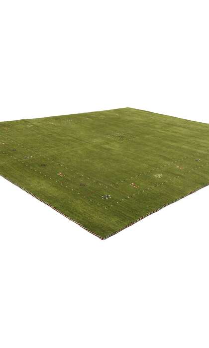 8 x 10 Green Indian Gabbeh Rug 78769