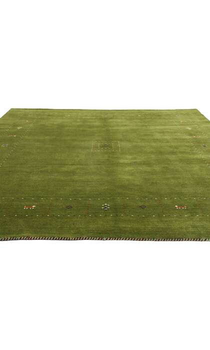8 x 10 Green Indian Gabbeh Rug 78769