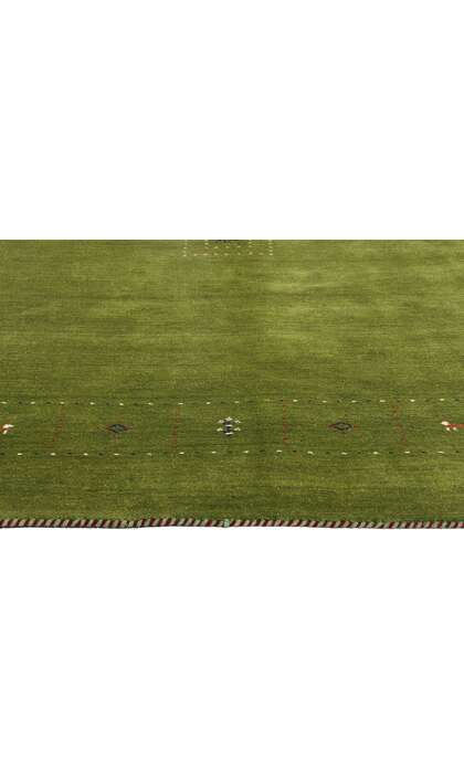 8 x 10 Green Indian Gabbeh Rug 78769