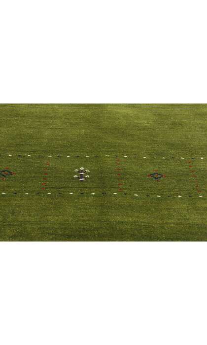 8 x 10 Green Indian Gabbeh Rug 78769