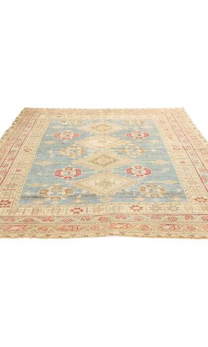 5 x 7 Antique Light Blue Persian Shiraz Rug 53770