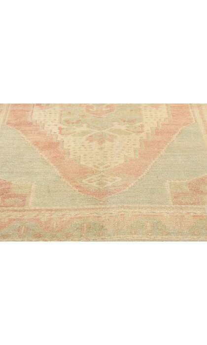 4 x 7 Vintage Muted Turkish Oushak Rug 53701