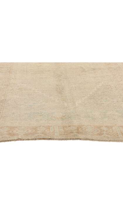 4 x 7 Vintage Muted Turkish Oushak Rug 53690