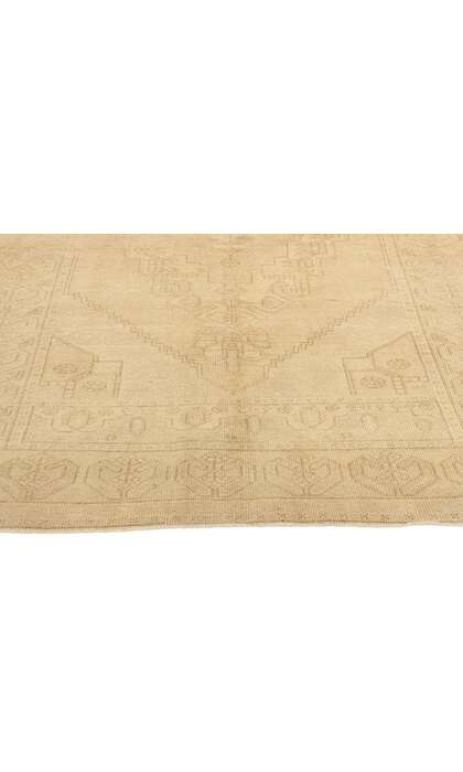 4 x 8 Vintage Muted Turkish Oushak Rug 52184