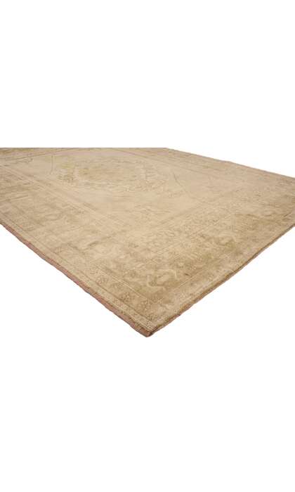 6 x 8 Vintage Neutral Turkish Oushak Rug 52182