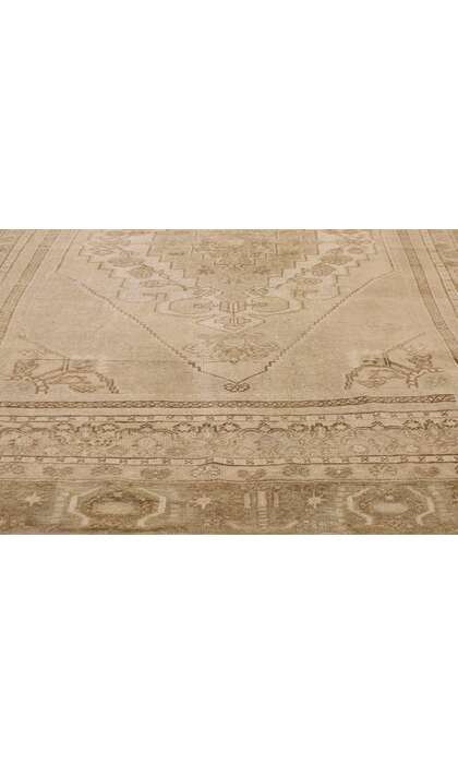 6 x 8 Vintage Neutral Turkish Oushak Rug 52182