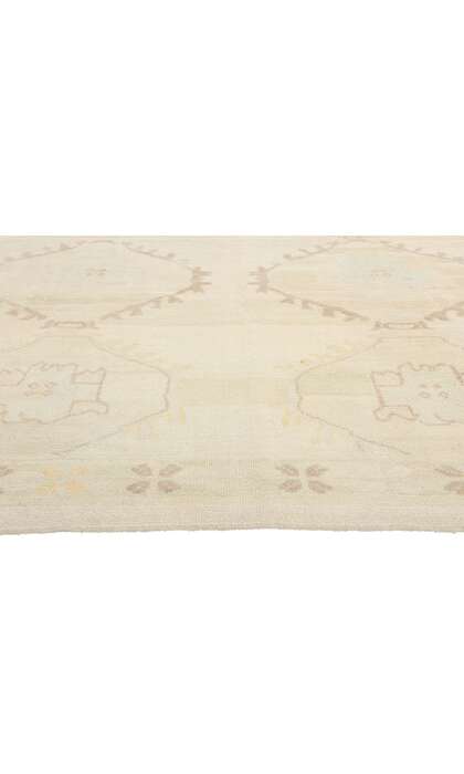 9 x 13 Vintage Muted Turkish Kars Rug 53883