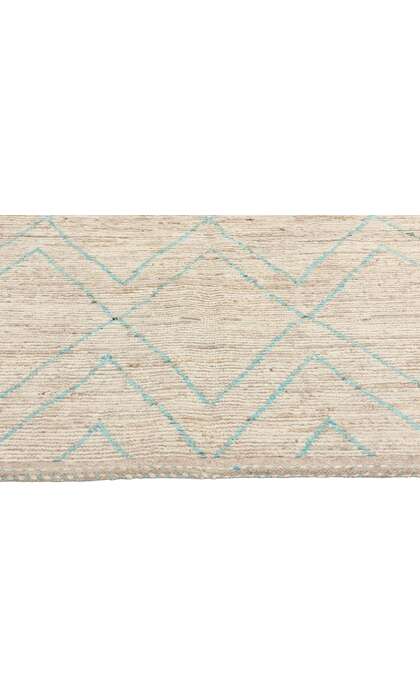 5 x 7 Soft Earth-Tone Moroccan Rug with Short Pile 80783
