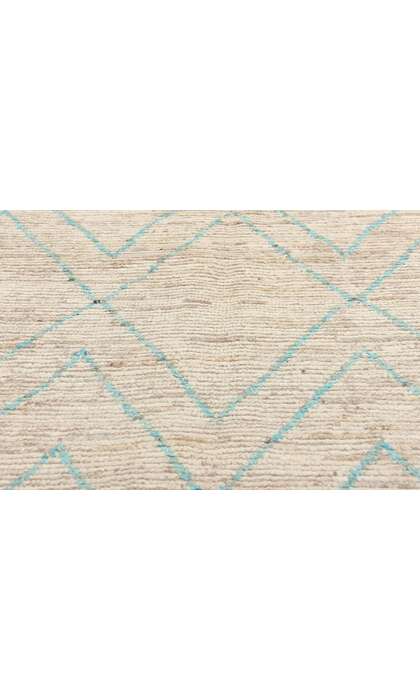 5 x 7 Soft Earth-Tone Moroccan Rug with Short Pile 80783